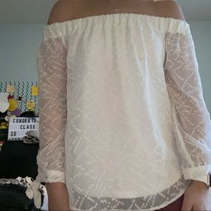 Off the shoulder top